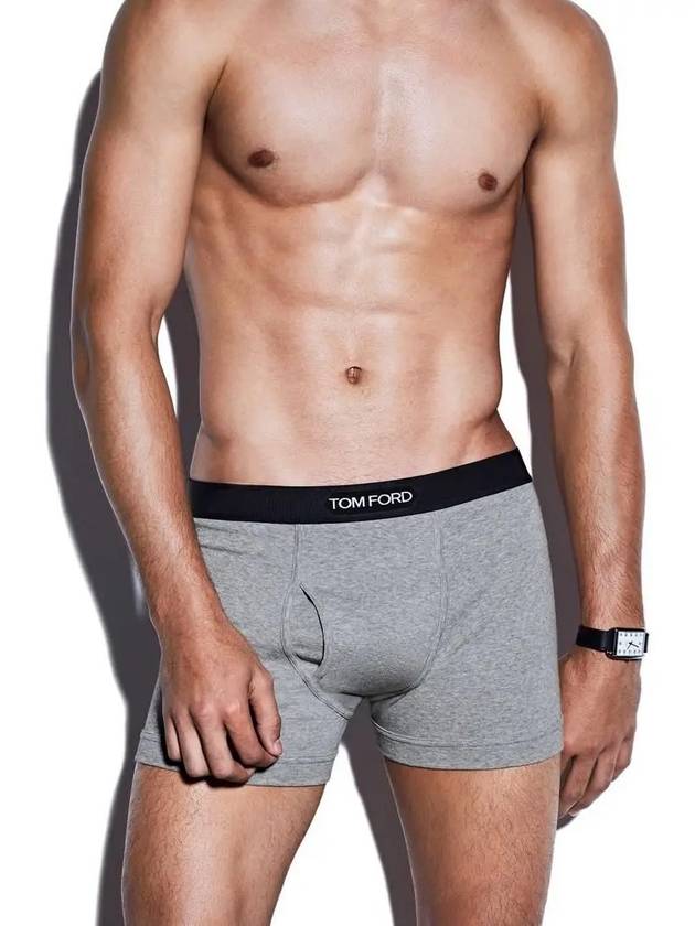 Men's Classic Fit Boxer Briefs Grey - TOM FORD - BALAAN 7