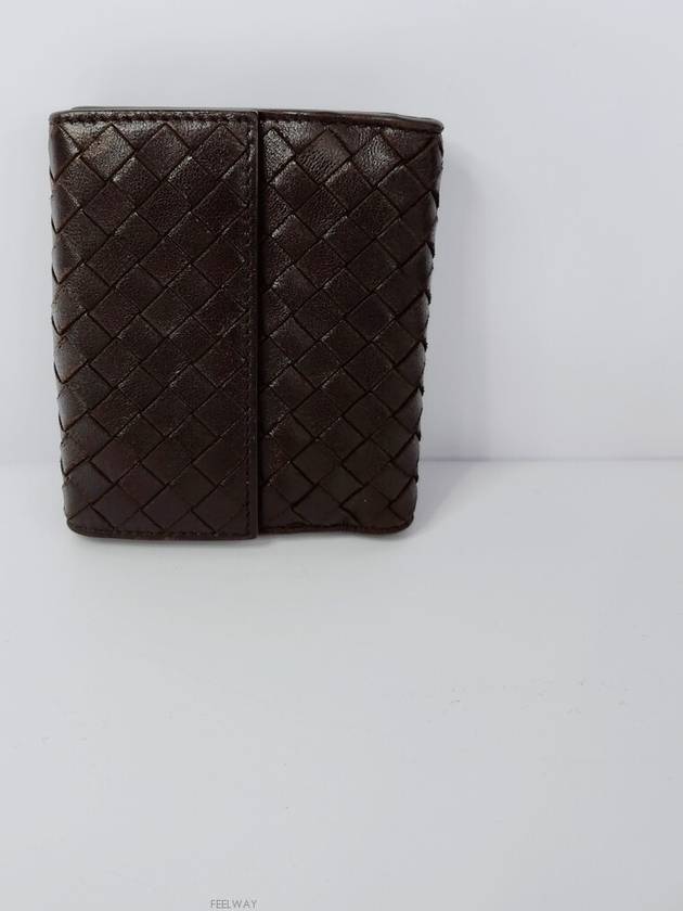 Used luxury goods DHLUX Intrecciato brown snap ring wallet - BOTTEGA VENETA - BALAAN 2