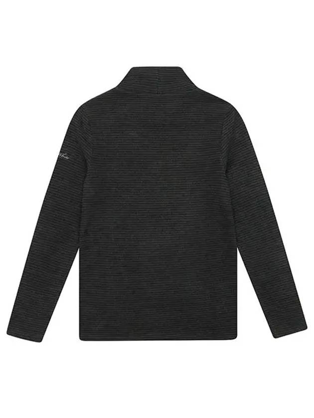 Deformed high neck long sleeve shirt LF9200XQ BLACK - BLACK&WHITE - BALAAN 2