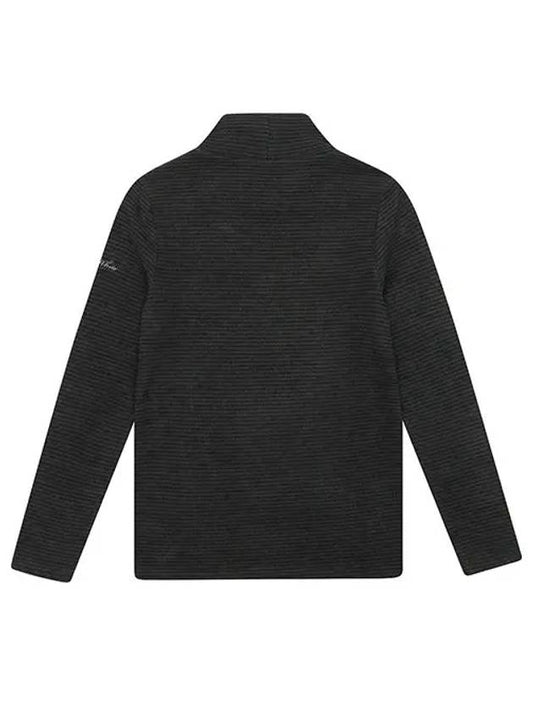 Deformed high neck long sleeve shirt LF9200XQ BLACK - BLACK&WHITE - BALAAN 2