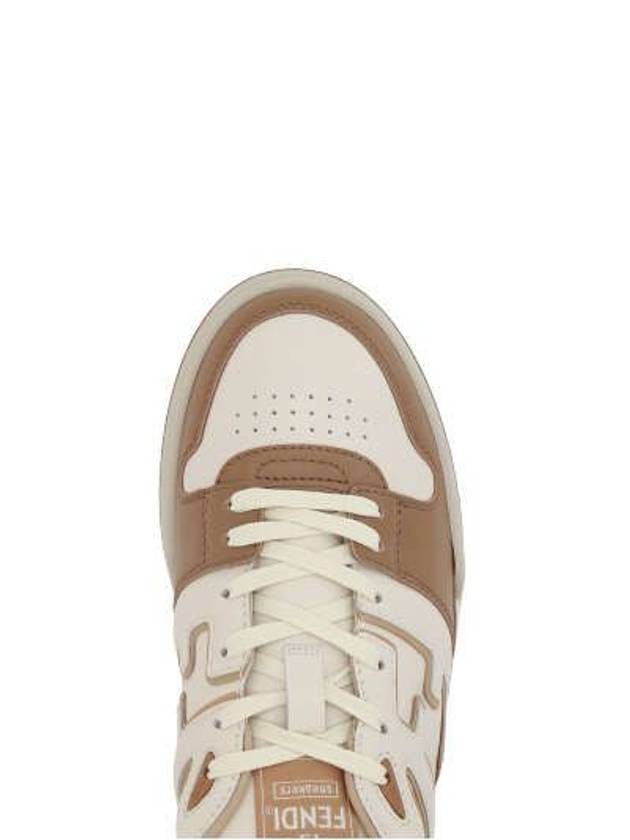 Match Low Top Sneakers Brown - FENDI - BALAAN 5