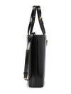 Brushed Leather Tote Bag Nero - PRADA - BALAAN 3