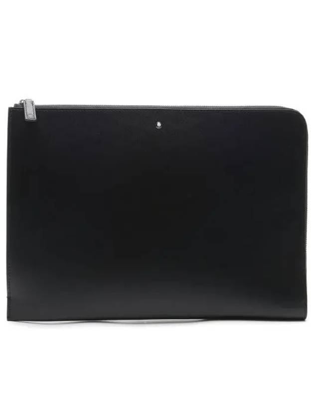 Meisterstuck Zipper Clutch Bag Black - MONTBLANC - BALAAN 2