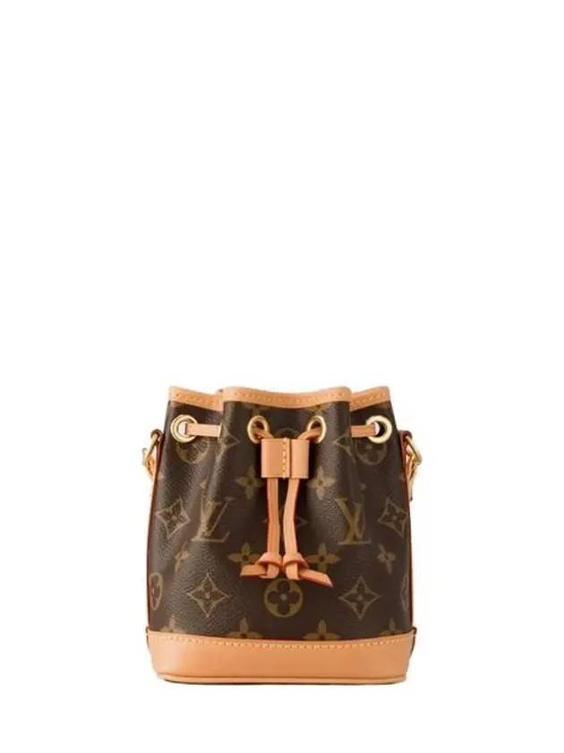 Louis Vuitton Nano Noe Monogram Bucket Bag Brown - LOUIS VUITTON - BALAAN 3