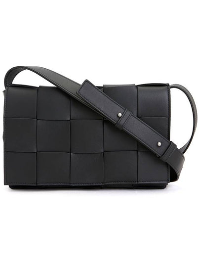 Intrecciato Cassette Cross Bag Black - BOTTEGA VENETA - BALAAN 2