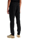 Compass Badge Cargo Straight Pants Black - STONE ISLAND - BALAAN 4