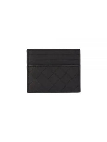 Intrecciato Leather Card Wallet Espresso - BOTTEGA VENETA - BALAAN 1