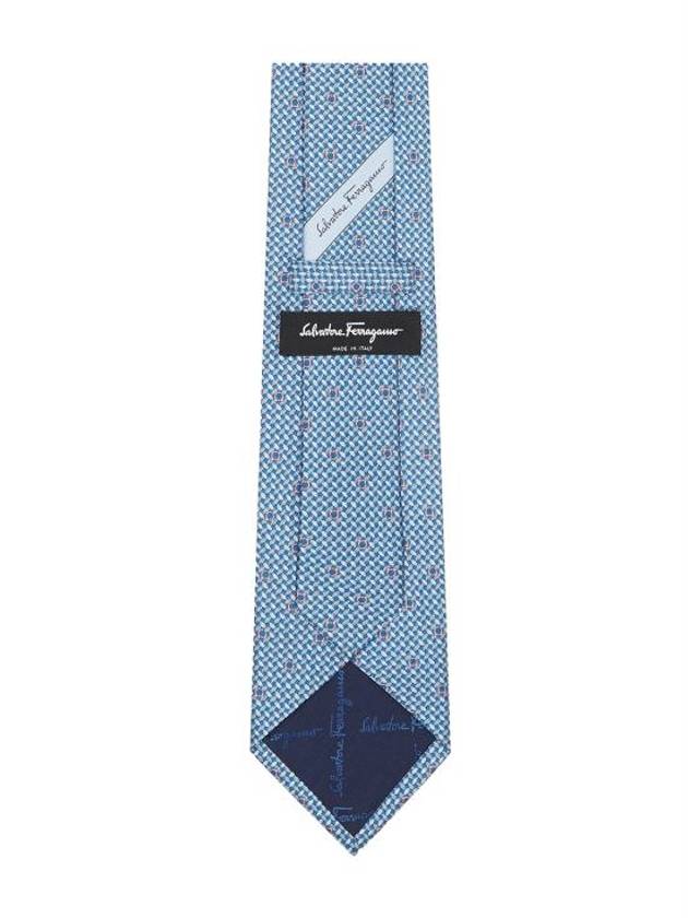 Tie 350263 731642 Free Blue Ette Light - SALVATORE FERRAGAMO - BALAAN 3