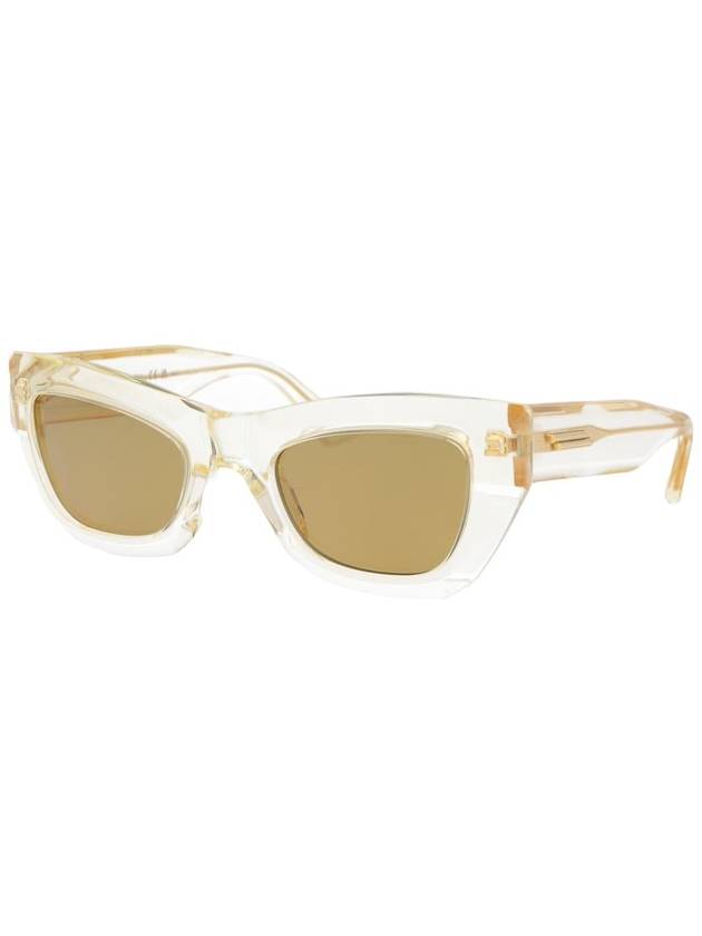 Sunglasses BV1251S 004 TRANSPARENT YELLOW - BOTTEGA VENETA - BALAAN 3