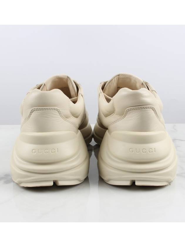 Square Logo Rhyton Sneakers 8 5 - GUCCI - BALAAN 4