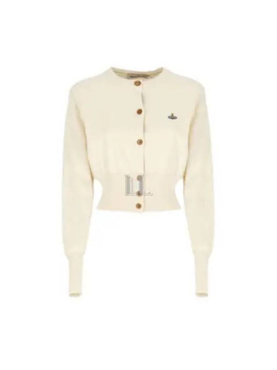 Bea Crop Cardigan Off White - VIVIENNE WESTWOOD - BALAAN 2