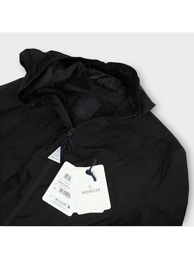 Haadrin Hooded Jacket Black - MONCLER - BALAAN 6