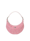 Western Hobo Shoulder Bag Pink Cracked - COTESSI - BALAAN 2