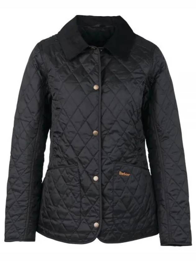 Annandale Quilted Jacket Black - BARBOUR - BALAAN.