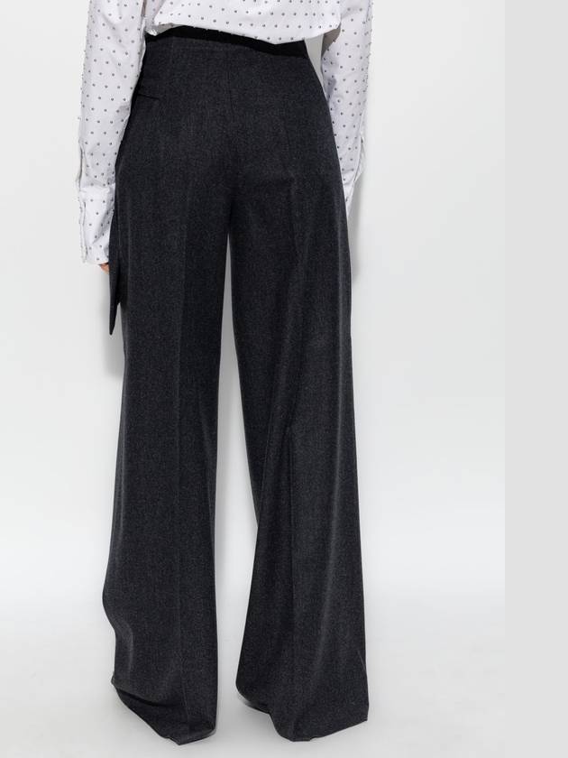 Max Mara Wool Trousers Arsenio, Women's, Grey - MAX MARA - BALAAN 4