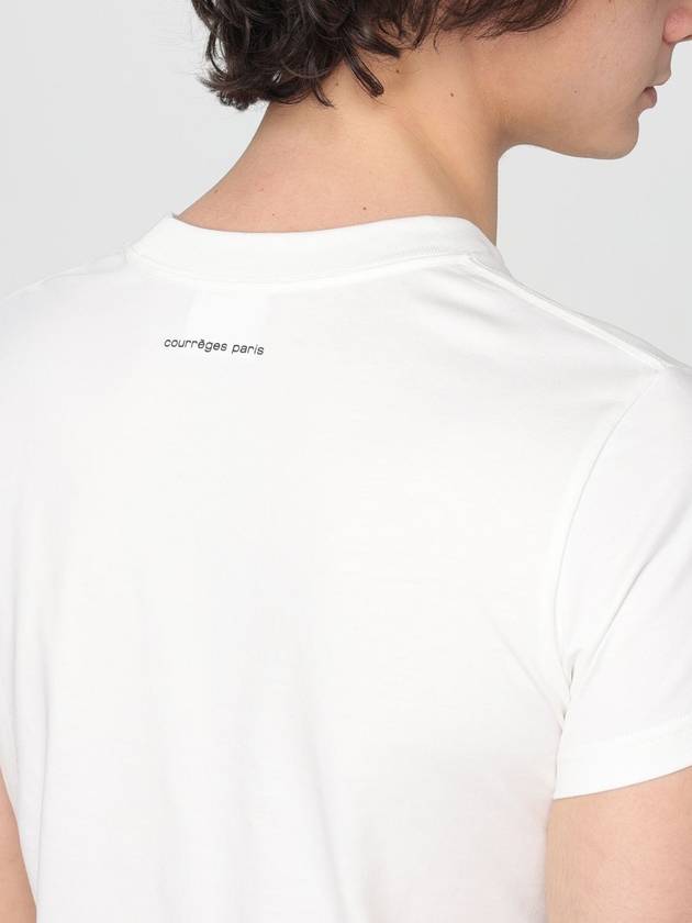 T-shirt di cotone Courréges - COURREGES - BALAAN 4