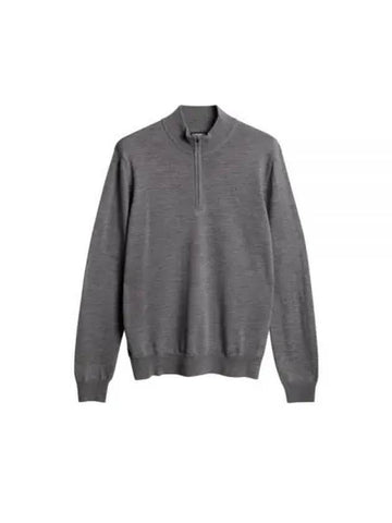 KIYAN QUARTER ZIP SWEATER FMKW11608 U218 Men s zipper - J.LINDEBERG - BALAAN 1