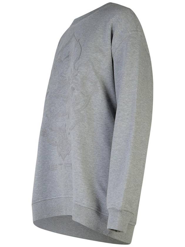 Etro Grey Cotton Sweatshirt - ETRO - BALAAN 2