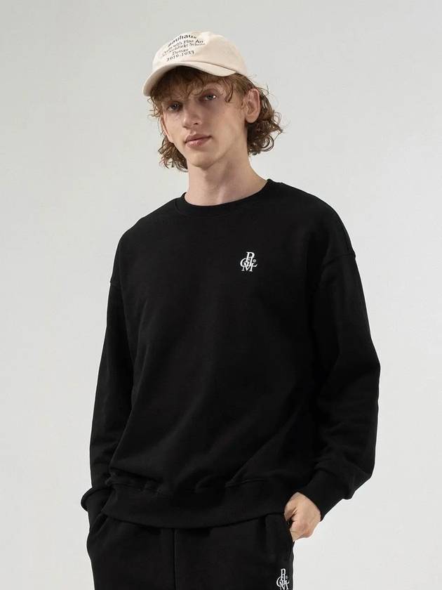 SYMBOL LOGO SWEATSHIRTS BLACK - POLYGRAM - BALAAN 4