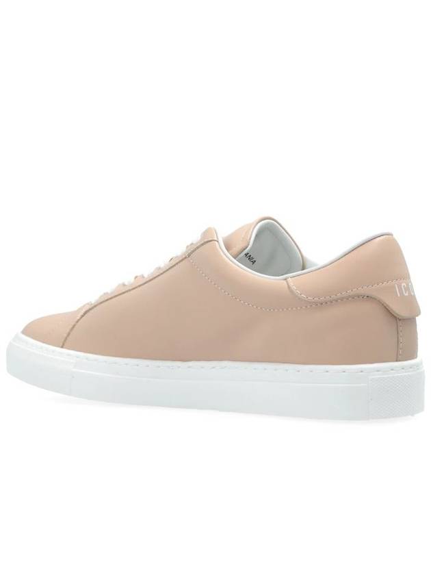 Women Logo Icon Low Top Sneakers Beige - DSQUARED2 - BALAAN 6