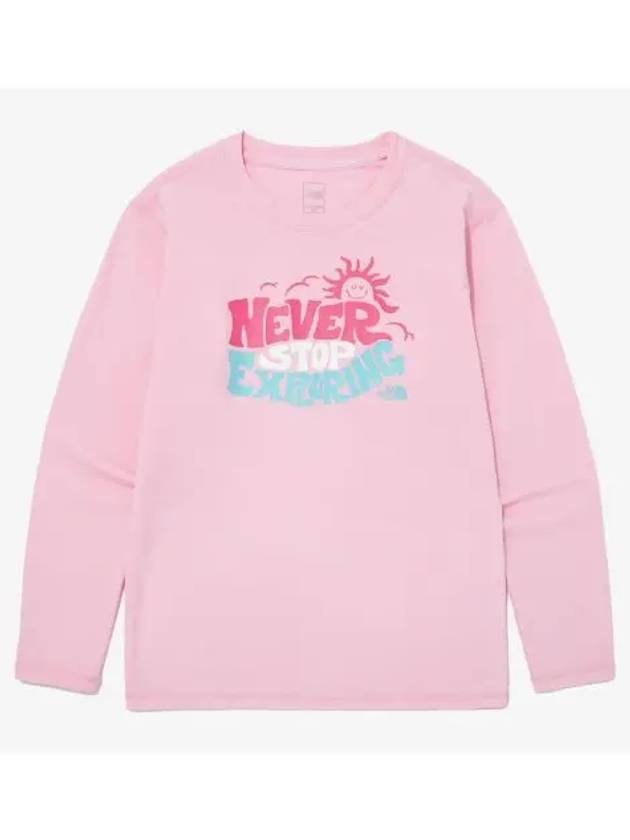 The North Face KIDS Sandcastle Long Sleeve Tee NT7TQ06U LPI - THE NORTH FACE - BALAAN 1