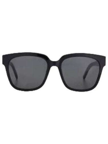 Golden Monogram Sunglasses Bright Black - SAINT LAURENT - BALAAN 1