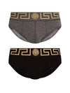 logo band triangle briefs 2 pack - VERSACE - BALAAN.