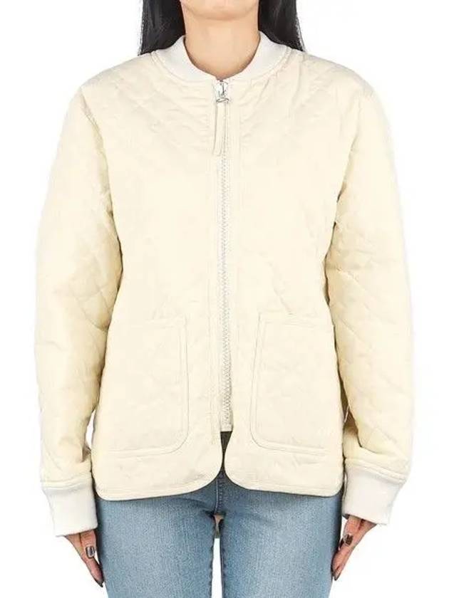 Elea Quilting Zip-Up Jacket Cream - A.P.C. - BALAAN 2