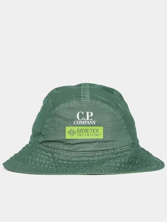 Logo Print Bucket Hat Green - CP COMPANY - BALAAN 2