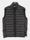 Loom Woven Chambers Recycled Nylon Down TC Vest Black - STONE ISLAND - BALAAN 4