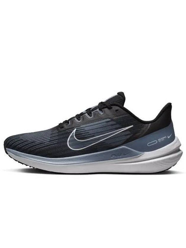 Air Winflo 9 Low Top Sneakers Grey Black - NIKE - BALAAN 1