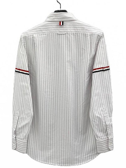 Armband Stripe Shirt MWL301A 960 - THOM BROWNE - BALAAN 2