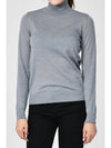 Wool Turtleneck Grey - EMPORIO ARMANI - BALAAN 1