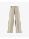 Cotton Wide Pants White - MONCLER - BALAAN 2