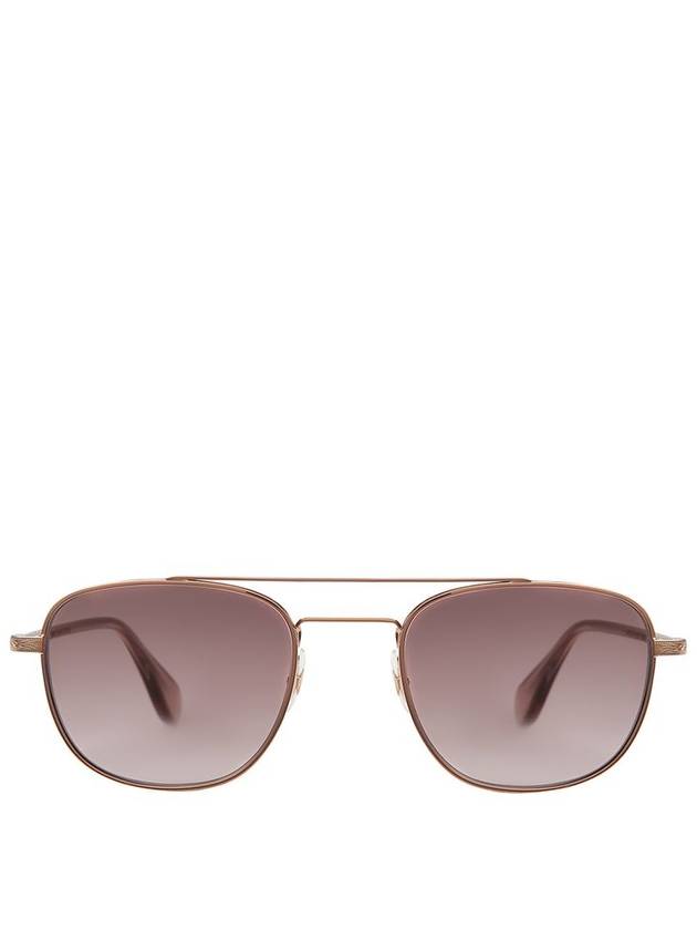 Garrett Leight CLUBHOUSE II SUN Rose Gold-Brew - GARRETT LEIGHT - BALAAN 1