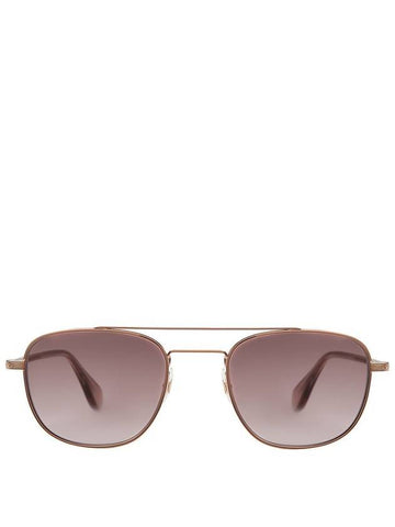 Garrett Leight CLUBHOUSE II SUN Rose Gold-Brew - GARRETT LEIGHT - BALAAN 1