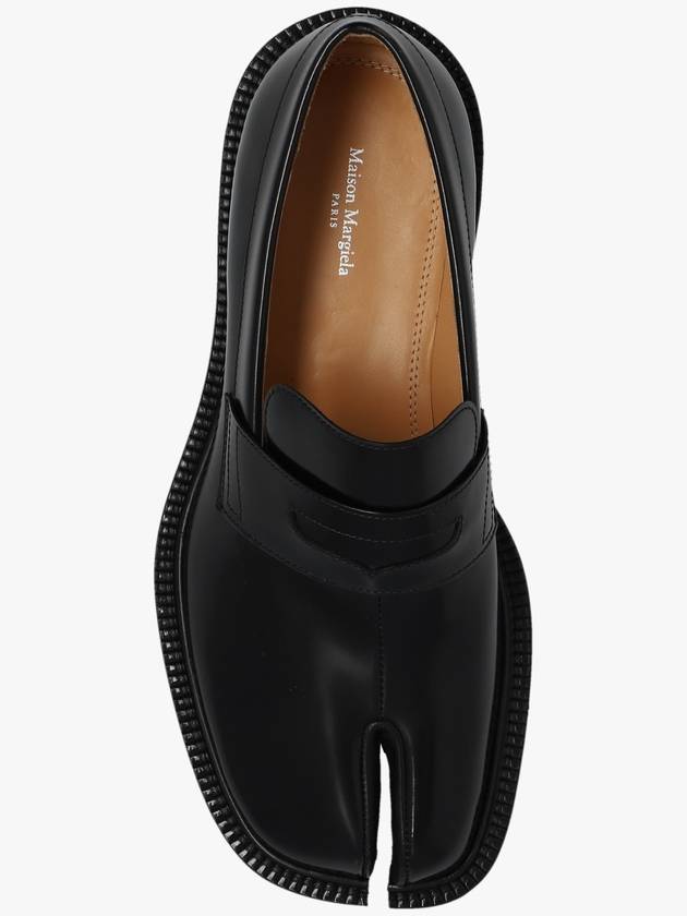 Leather Tabi Loafers Black - MAISON MARGIELA - BALAAN 7