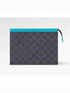 Pochette Voyage MM Pouch Bag Grey Blue - LOUIS VUITTON - BALAAN 2