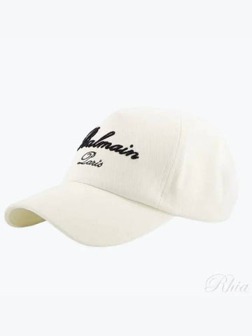 Logo embroidered baseball cap CH1XA231CD29GFE - BALMAIN - BALAAN 1