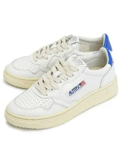 Medalist Goatskin Low Top Sneakers White Blue - AUTRY - BALAAN 2