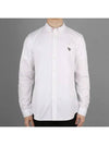 Men's Logo Patch Long Sleeve Shirt White - PAUL SMITH - BALAAN 2