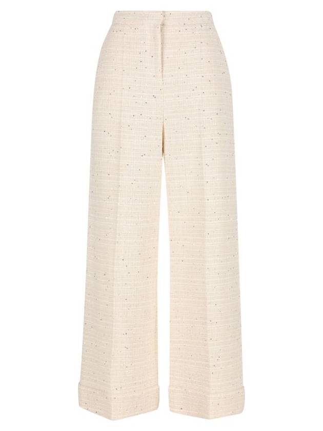 Valentino Garavani Trousers Beige - VALENTINO - BALAAN 1