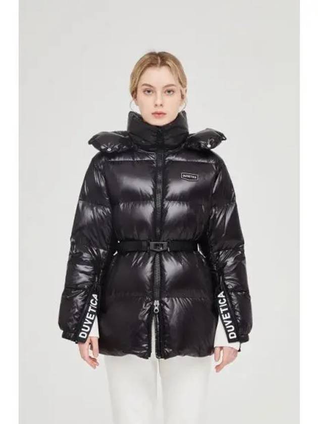 Aloro black women s down jacket - DUVETICA - BALAAN 1