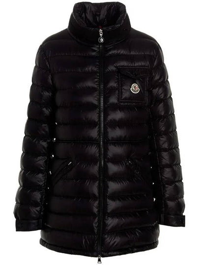 MADINE logo patch padded jacket black 1A000 08 595ZZ 999 - MONCLER - BALAAN 2