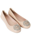 Minnie Leather Flat Pink - TORY BURCH - BALAAN 4