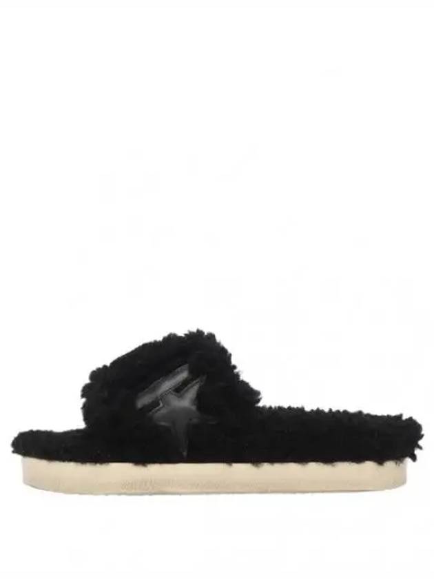 Leather Star Shearling Full Women s Slippers - GOLDEN GOOSE - BALAAN 1