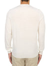 Men's Crew Neck Wool Knit Top Ivory - DRUMOHR - BALAAN 5