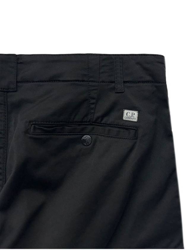 Men's Stretch Satin Lens Cargo Shorts Black - CP COMPANY - BALAAN 5