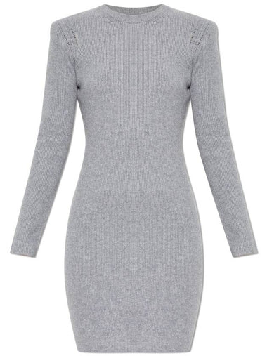 Tom Ford Cashmere Dress With Long Sleeves, Women's, Grey - TOM FORD - BALAAN 1