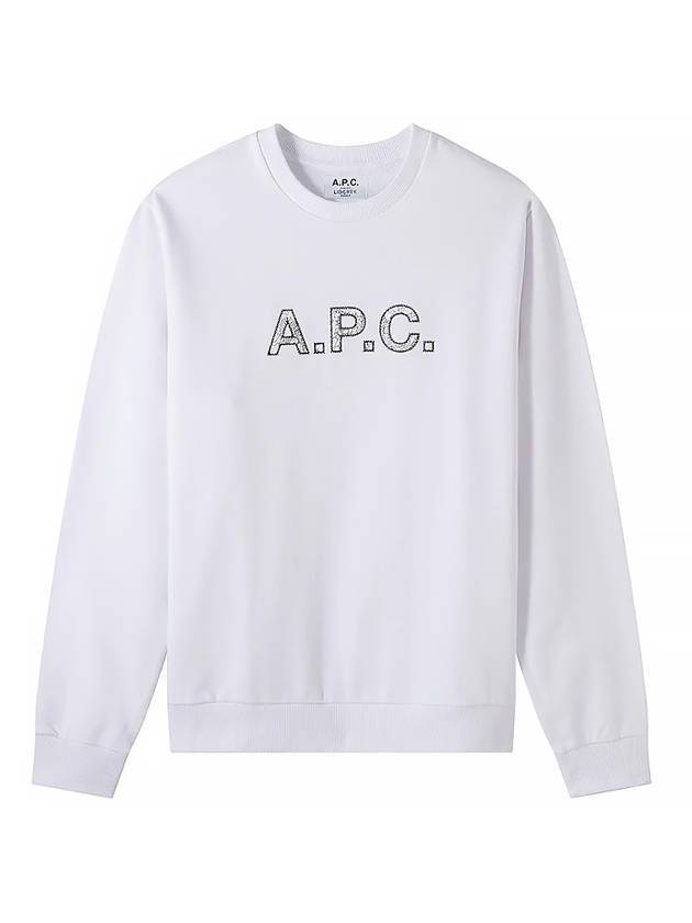 Liberty Dragon Embroidered Logo Sweatshirt White - A.P.C. - BALAAN 1